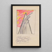 Bau in Grau - Karl Wiener — gerahmtes Bild an der Wand