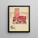 Odeur - Karl Wiener — gerahmtes Bild an der Wand