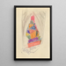 Baukunst farbig - Karl Wiener — gerahmtes Bild an der Wand