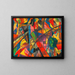 Verzerrung I - Karl Wiener — gerahmtes Bild an der Wand