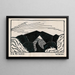 Le Pont - Karl Wiener — gerahmtes Bild an der Wand