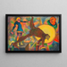 Grotesque - Karl Wiener — gerahmtes Bild an der Wand