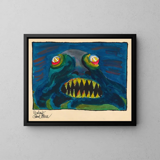 Moloch - Karl Wiener — gerahmtes Bild an der Wand