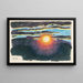 Studie der Natur XVI - Karl Wiener — gerahmtes Bild an der Wand