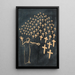 Plus jamais la guerre - Karl Wiener — gerahmtes Bild an der Wand