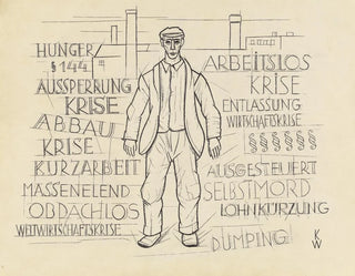 Karl Wiener - Ohne Titel Hunger Weltwirtschaftskrise Arbeitslos.webp