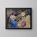 Ohne Titel Schmerz - Karl Wiener — gerahmtes Bild an der Wand
