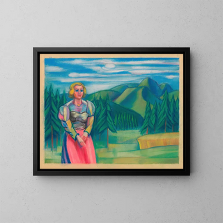 Sans V - Karl Wiener — gerahmtes Bild an der Wand