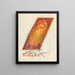 Schreien - Karl Wiener — gerahmtes Bild an der Wand