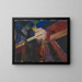 Schwarzer Humor - Karl Wiener — gerahmtes Bild an der Wand