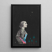 Collage der Nostalgie - Karl Wiener — gerahmtes Bild an der Wand
