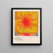 Sonne - Karl Wiener — gerahmtes Bild an der Wand