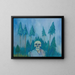 Wozu sich Sorgen machen - Karl Wiener — gerahmtes Bild an der Wand