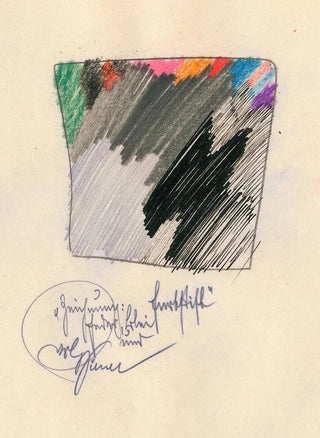 Karl Wiener - Zeichnung Feder Blei und Farbstift.webp