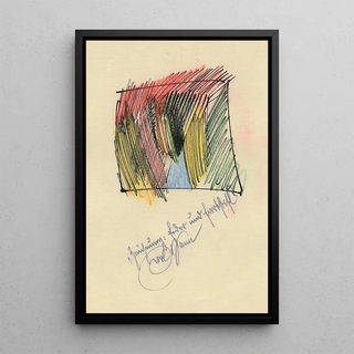 Karl Wiener - Zeichnung Feder und Farbstift.webp