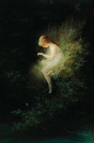 Karl Wilhelm Diefenbach - Girl Holding A Snake Innocence.webp