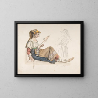 Karl Wilhelm Freiherr von Heideck - Neapolitan Woman.webp