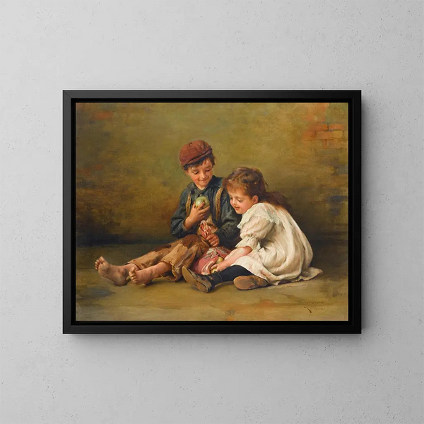 Der Austausch der Leichen - Karl Witkowski — gerahmtes Bild an der Wand