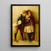 Die Nelken - Karl Witkowski — gerahmtes Bild an der Wand