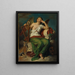 Allegorie der Kunst. Projekt für die Fresken im Hall of Fame und den angrenzenden Räumen in Wien. - Karl von Blaas — gerahmtes Bild an der Wand