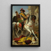 L'assaut de Buda 1686 - Karl von Blaas — gerahmtes Bild an der Wand