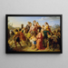 Le retour de Jacob - Karl von Blaas — gerahmtes Bild an der Wand