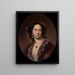 Portrait von Alexandra Potocka geb. Potocka 1818-1892 - Karl von Blaas — gerahmtes Bild an der Wand