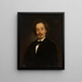 Portrait des Bildhauers Wiktor Brodzki - Karol Miller — gerahmtes Bild an der Wand