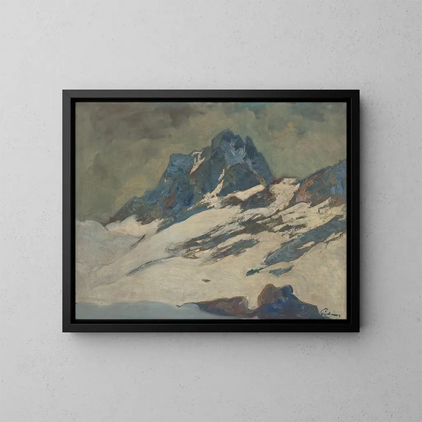 Die Tatra im Winter - Karol Polnyi — gerahmtes Bild an der Wand