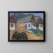 ländliches Motiv - Karol Polnyi — gerahmtes Bild an der Wand