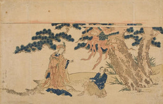 Katsukawa Shunsen - The Feather Robe Hagoromo.webp