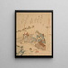 Ormeau - Katsushika Hokusai — gerahmtes Bild an der Wand