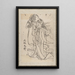 Skizzenbuch von Katsushika Hokusai und seinen Schülern Pl14 - Katsushika Hokusai — gerahmtes Bild an der Wand
