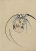 Hotei, der Gott des Glücks, einer der sieben Glücksgötter, von vorne mit seinem Kopf auf seinen Händen ruhend - Katsushika Hokusai — Ansicht des Kunstwerks
