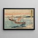 Maisaka - Katsushika Hokusai — gerahmtes Bild an der Wand
