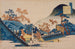 Gedicht von Teishin K Fujiwara no Tadahira - Katsushika Hokusai — Ansicht des Kunstwerks