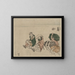Shimada - Katsushika Hokusai — gerahmtes Bild an der Wand