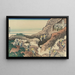 Ascension spirituelle - Katsushika Hokusai — gerahmtes Bild an der Wand