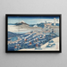 Tōkaidō Kanaya no Fuji - Katsushika Hokusai — gerahmtes Bild an der Wand
