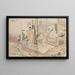 Ohne Titel - Katsushika Hokusai — gerahmtes Bild an der Wand
