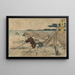 Yui - Katsushika Hokusai — gerahmtes Bild an der Wand