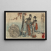 Iso - Katsushika Hokusai — gerahmtes Bild an der Wand