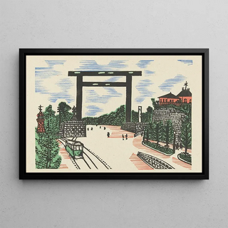 Kawakami Sumio - Kudan torii.webp
