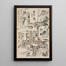 Fest der Malerei - Kawanabe Kyōsai — gerahmtes Bild an der Wand