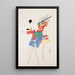 Illustrationen gesammelt von japanischen Spielzeugen von Kyōsen Pl070 - Kawasaki Kyōsen — gerahmtes Bild an der Wand