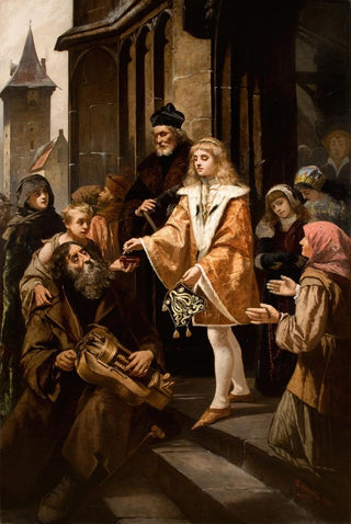 Kazimierz Mirecki - Saint Casimir Giving Alms.webp