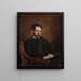 Portrait de Stefan Żeromski - Kazimierz Mordasewicz — gerahmtes Bild an der Wand