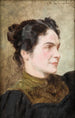 Portrait einer lächelnden Dame - Kazimierz Pochwalski — Ansicht des Kunstwerks