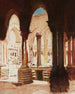 Hof des Klosters von Monreale in Palermo - Kazimierz Stabrowski — Ansicht des Kunstwerks