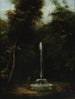 Vue du parc Łazienki avec une fontaine II - Kazimierz Wojniakowski — Ansicht des Kunstwerks